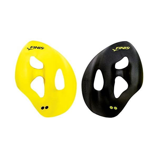 FINIS Iso Swim Training Paddle, Black Gold, Large