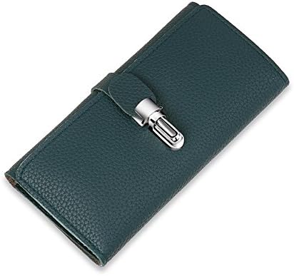 Jopchunm Womens Card Holder Organizer Zipper Leather Long Trifold Wallet Purse Handbag Clutch