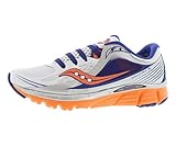 Saucony Women's Kinvara 5 Running Shoe,White/Twilight/Sunset,8.5 M US
