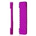 Fintie Protective Case for Apple TV 2 3 Remote Controller - CaseBot (Honey Comb Series) Light Weight (Anti Slip) Shock Proof Silicone Sleeve Cover, Purple
