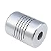 Aideepen 10pcs 6.35 x 8mm CNC Motor Jaw Shaft Coupler 6.35mm to 8mm Aluminum Flexible Coupling Gadgets Connector OD 19x25mm