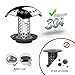 Uxoz 2 Pack Drain Hair Catcher,Stainless Steel Sink Drain Protector, Anti-Rust and No Mold, Durable Use, Match Drain Sizes from 1'' to 1.42''