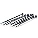 C2G 43036 TAA Compliant Cable Ties, 4 Inch Long, Black, Pack of 100
