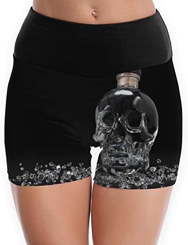 Xianjingshui Women's Yoga Shorts Adolf Hitler Artwork Performance Running Gym Athletic Sport Pants