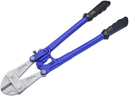 18-Inch Heavy Duty Bolt Cutter - T8 alloy steel jaws, Bi-Material Handle with Soft Rubber Grip