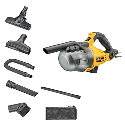 DEWALT 20V Handheld Vacuum Cordless, Car Vacuum with HEPA Filter, 6 Attachments