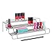 iDesign Classico Expandable Kitchen Spice Rack for Kitchen Pantry, Cabinet, Countertops - 3-Tier, Silver