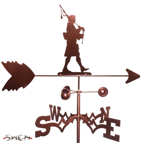SCOTTISH BAG PIPE PLAYER BAGPIPER GARDEN Stake Weathervane ~NEW~