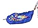 Orient Home Children's Play Mat/Toy Organizer Floor Activity Mat and Toys Storage Bag 60inch Multi Purpose Play Bag Fast Collection Toys Quick Pouch for Storing Toys Picnic Shoulder Bag-Blue
