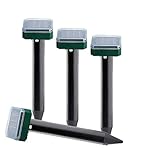 Dekugaa Solar Mole Repellent- 4 Pack Solar Mole