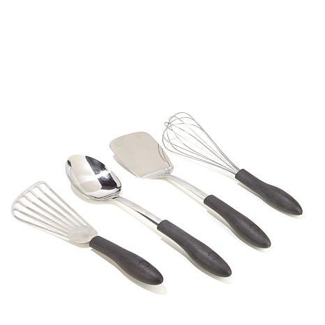 Curtis Stone Stainless Steel 4-piece Utensil Set (Certified Refurbished) - Thumbnail 3