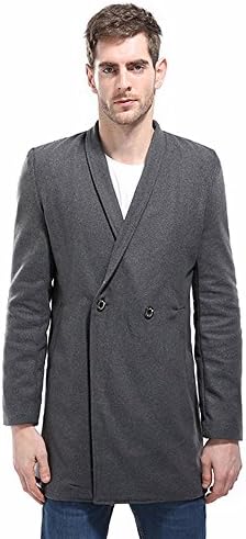 SEWORLD Fashion Mens Autumn Winter Tops Botton Jacket Casual Outwear Parka Cardigan Coat