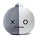 BT21 Van Character Plush Stuffed Animal Cute Face Toy Pillow Room Décor, 16.5 Inch, Grey