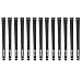 Karma Velour Midsize Black (+1/32") 13 Piece Golf Grip Bundle