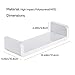 LAIGOO Adhesive Floating Shelf Wall Shelf Non-Drilling, U Bathroom Organizer Display Picture Ledge Shelf for Home Decor/Kitchen/Bathroom Storage-LPM02(M)