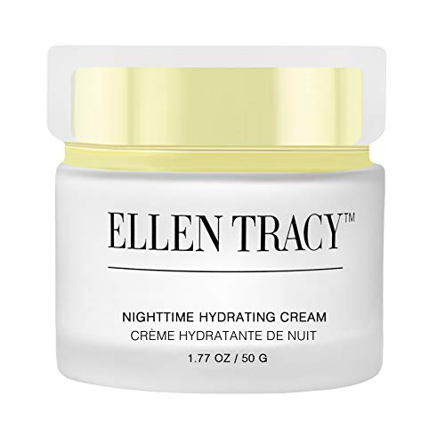 Ellen Tracy Nighttime Hydrating Cream for Face and Neck, Anti-Aging Face Cream for Wrinkles, Fine Lines, Age Spots, Skin Tone, Firming and Dark Circles, Moisturizing, Hydrating Night Cream 1.77 OZ