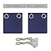 BGment Blackout Curtains 84 inches Long - Grommet Thermal Insulated Room Darkening Window Curtains for Bedroom, Set of 2 Panels (42 x 84 Inch, Navy Blue)