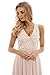 AX Paris Women's V Front Lace Top Maxi Dress