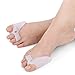 Maysky Gel Toe Separator Bunion Splint,Toe Separator Toe Spacers Toe Stretchers ,Bunion Relief Easy Wear in Shoeswith Forefoot Cushion Pad