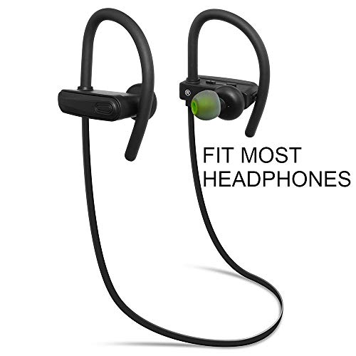 Replacement Noise Isolation Silicone Soft Ear Buds Earplug Tips for Senso, TOZO, Sony, Zeus, Otium, Hussar Sport in Ear Headphones Wireless Earphones (Green, Small, Medium, Large - 5 Pair)