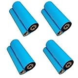 4 Rolls 4.33'' x 244' Premium Resin Enhanced Wax
