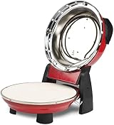 G3 Ferrari Pizza Oven Maker G10032 1200W Black Red 31cm Stone view 3