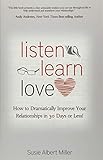 Listen, Learn, Love: How to Dramatically Improve Your Relationships in 30 Days or Less! by Susie Albert Miller