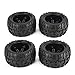 GreensTion-S Monster Truck RC Tires 1/8 Scale RC Wheels 4 PCS 150mm RC Car Wheel Rim and Tires for 1/8 Monster Truck Traxxas HSP HPI E-MAXX Savage Flux Racing RC Car Accessories