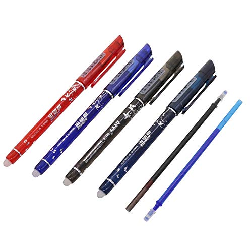 Ballpoint Pens - pcs Erasable Pen Blue Black Refill 0.5mm Tip Student School Quality Office Stationery Creative Writing Pen Gift Pen Promotion - by LA - 1 PCs
