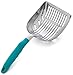 DuraScoop Jumbo Cat Litter Scoop, All Metal End-to-End with Solid Core, Sifter with Deep Shovel, Multi-Cat Tested Accept No Substitute for the Original (colors may vary)