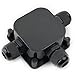 GWHOLE 4Pcs Waterproof IP66 Outdoor Electric Junction Project Box, 3-Way Outdoor Cable Connectors Outdoor/External Electrical Light Junction Box, 6mm-10.2mm