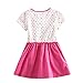 Coralup Little Girls Cartoon Skirt Casual  Dress( Pink,18-24 Months)