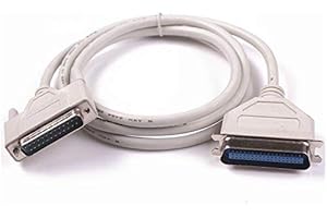 JXSZ 36-Pin CN36 Male to 25Pin DB-25 Male LPT Parallel Printer IEEE1284 Cable