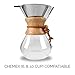 Apace Pour Over Coffee Filter - Reusable Stainless Steel Drip Cone Coffee Dripper - Paperless Strainer for Chemex and Other Coffee Makers