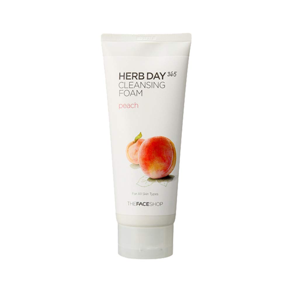 peach cleansing foam
