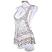 Colorful House Women's Lace Crochet Beachwear Dress Bikini Swimsuit Cover up, Beige