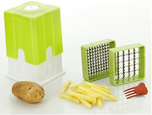 Patidar Plastic Fries Maker, Green/White