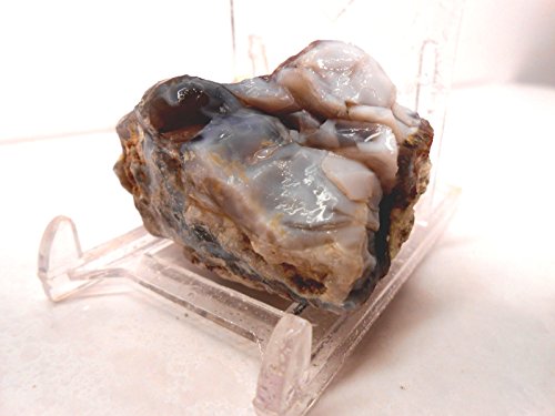 Rock Tumbler Gem Refill Kit New Mexico Blue "Luna" Agate Rough 8oz