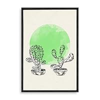 Framed Canvas Wall Art Modern Geometric Pattern Canvas Prints Home Artwork Decoration for Living Room,Bedroom - 16x24 inches