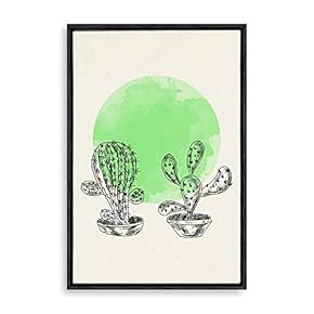 signwin Framed Canvas Wall Art Modern Geometric Pattern...