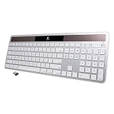 Logitech Wireless Solar Keyboard K750 for Mac - Silver (Renewed)