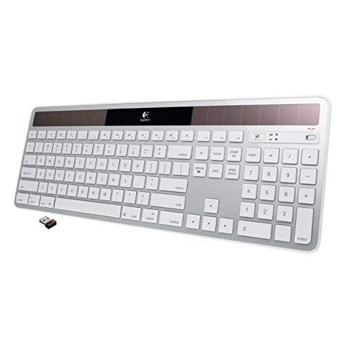 Logitech Wireless Solar Keyboard K750 for Mac - Silver (Renewed)