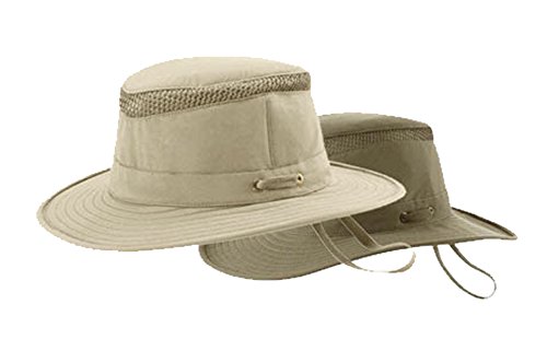 Unisex Safari Sun Bucket Hat with Hidden Cash/Card Pocket - Lightweight - 100% Quik-Dry Nylon - 50 UPF-UV Sun Protection - Small/Medium (Olive)