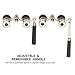 Opera Glasses / Binoculars w 3 x 25 in, For Travel Hiking Bird Watching Adults Kids (Lorgnette, with Handle - Black)