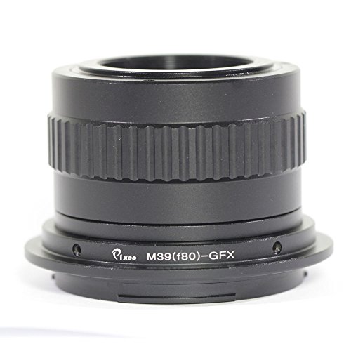 Pixco Lens Adapter Suit for M39 Mount F80mm Lens to Fujifilm G-Mount GFX Mirrorless Digital CameraÂ 