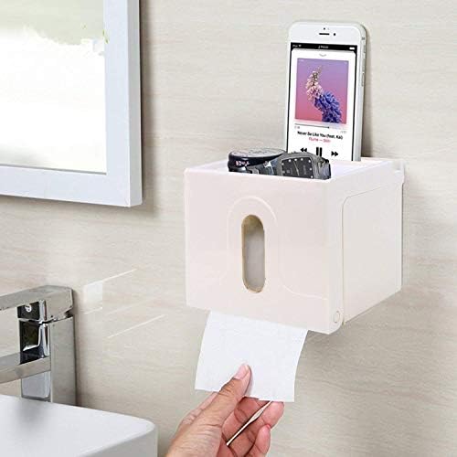 TQWMU® Magic Sticker Series Self Adhesive Two Way Kitchen/Bathroom Toilet Paper Holder Dispenser
