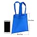 Shappy 24 Pack 6 Colors Party Gift Bags Favor Tote Bags Non-Woven Treat Bags with Handles for Christmas Party Favor Gifts, 8 by 8 Inches