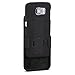 Aduro Galaxy S6 Case, Shell & Holster Combo Case Super Slim Shell Case w/Built-in Kickstand + Swivel Belt Clip Holster for Samsung Galaxy S6