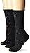 Gold Toe Women's Plus 3 Pair Pack Crew Socks, Black, One Size