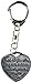Cathedral Art (Abbey & CA Gift I Think of You Heart Decorative Key Ring, One Size, Silver